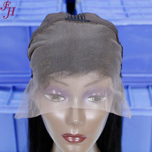 FH raw unprocessed human hair wig water wave 13x4 lace frontal wig