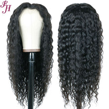 FH wholesale lace frontal wig water wave 13x4 lace front human hair wig